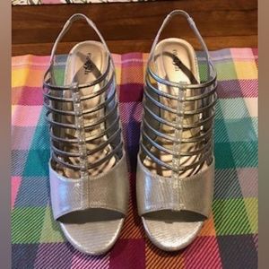 Silver shoes by East 5th